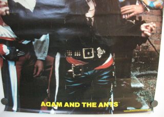 Adam and the Ants Vintage Poster 1981 20x28 Wave Retro 3