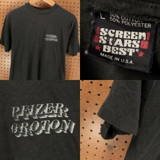 Screen Stars Pfizer Groton T - Shirt Large Vtg 80s 90s Usa Single Stitch Faded