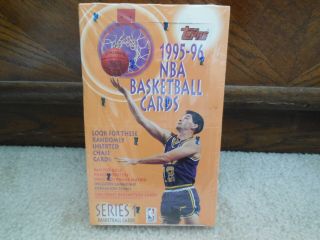 1995 - 96 Topps Basketball Series 1 Factory Box - 36 Packs