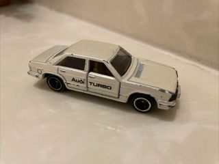 Rare Tomica Audi 5000 Turbo White Doors Open Vintage Japan Tomy 1/65 2