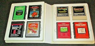 Vintage Video Game Carts Atari 2600 (8) In Case / No Books Not (b)