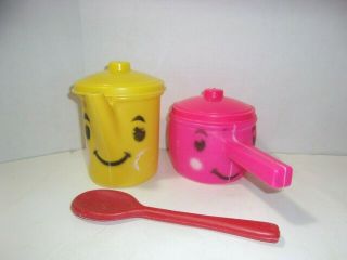 Worcester Toy Co Pots Smiling Face Plastic Children 