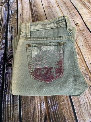 Joes Jeans Vintage Wash Faded Distressed Boho Rare 23x32 Flare