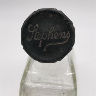 Vintage Stephens Ink Bottle - Unusual Shape - 3