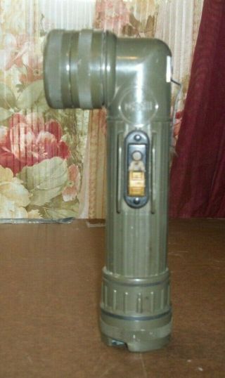 Vintage U.  S.  Army Vietnam War Era Fulton Mx - 991/u Flashlight Has Lenses Vg