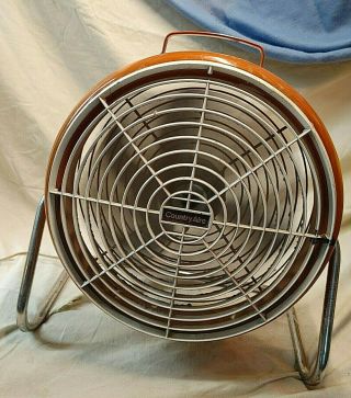 Vtg Lakewood “country Aire” S - 10 628 Metal Blade Fan Mid Century 1970 