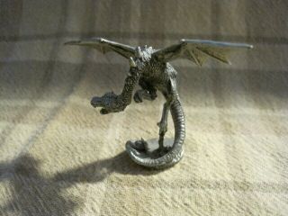 Vintage Partha Pewter Dragon Dungeons & Dragons Lord Of The Rings 2 1/4 " 1980 