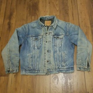 Vintage 90’s Levi’s Blanket Lined Denim Jacket 70506 - 0316 Made In Usa Size 48