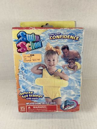 Vintage The Swim School Learn To Swim System Deluxe Tot Trainer 2 - 4yrs