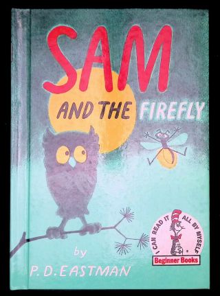 Sam And The Firefly Dr.  Seuss Vintage 1958 Hc/hb Book Grolier Club Edition Nm