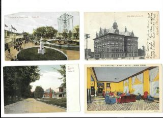 19 Vintage Peoria,  Il Post Cards (68)