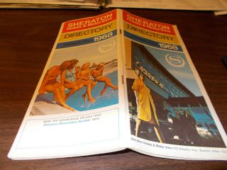 1968 Sheraton Hotel/motor Inn Directory Vintage Travel Booklet