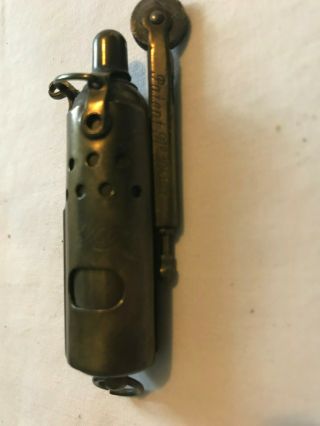 Vintage Imco Ww1 Brass Trench Lighter Made In Austria Pat 105107