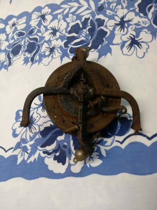 Antique B &h Hanging Oil Lamp Motor Pull Down Chain Fixture Hook Parts