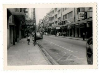 China Chinese Hong Kong Kowloon Street Scene Vintage Snapshot Photo