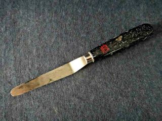 Vintage Grumbacher 870 3 " Palette Knife Black Wood Handle Made In Usa 2
