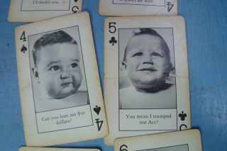 Vintage 1950s Dairy Queen Advertising Babies on Playing Cards,  Brown & Bigelow 3