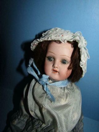 Antique Bisque Doll Marked M.  O.  A 250/5/0 W S C Germany 15 " Leather Body