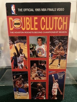 Double Clutch Houston Rockets Second Championship Season 1995 Nba Vhs Vintage