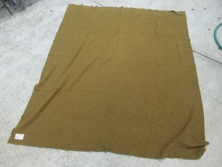 Us Army Ww2 Wool Blanket 1942 Dated Vintage