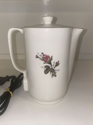 Vintage Ceramic Porcelain Electric Hot Water/coffee/tea Pot Japan