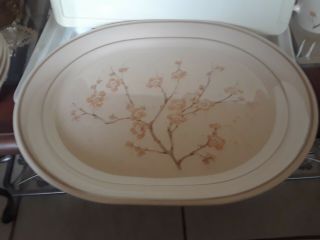 Vintage Corning Cornerstone China Blossom 12 " Oval Serving Platter