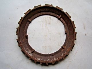 Vintage John Deere Cast Iron H1268b Seed Planter Plate Ring Steampunk