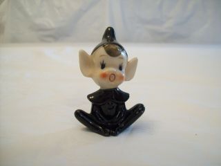 Vintage Porcelain Pixie Elf Figurine - Japan