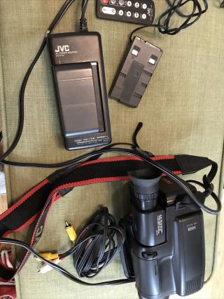Vintage Jvc Gr - Ax710u Compact Vhs - C Camcorder Video Camera, .  1996