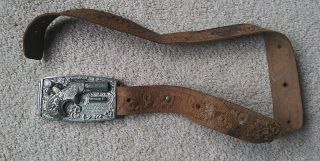 Vtg.  1959 Mattel Remington Derringer 1867 Metal Toy Pop Cap Gun,  Belt,  Buckle