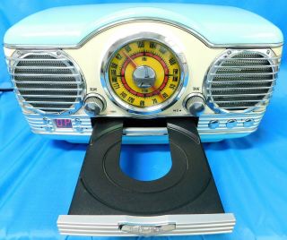 Vintage Memorex Retro Am Fm Stereo Cd Table Top Radio No Damage All Plays Well