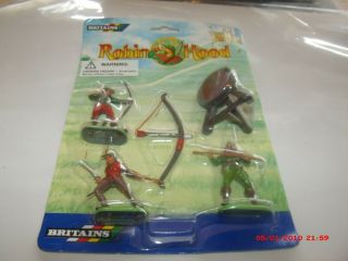 Vintage Britains Robin Hood Figure Package.  1995