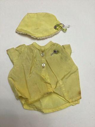 Vintage Linda Baby Terri Lee Tagged 2 Piece Yellow Outfit