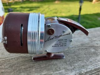 Vintage Ted Williams Sears Roebuck Model 535.  31320 Spin Casting Fishing Reel.