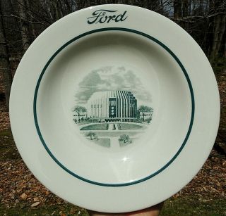 Vintage Ford Shenango Restaurant Ware Bowl The Rotunda 9 1/8 Inch