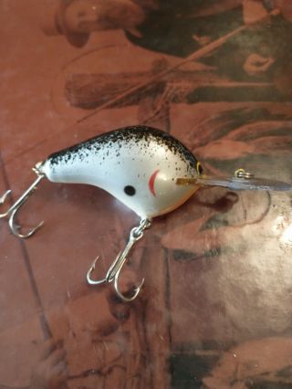 Vintage Bagley Diving B 2 Lure Unmarked Lip All Brass In Awesome Color Oss