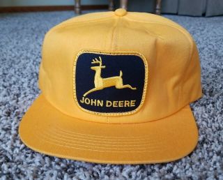 Vtg John Deere Patch Snapback Trucker Hat Cap K - Products Usa