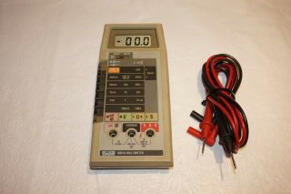 Vintage Fluke 8024b Digital Multimeter With Leads 8024 B