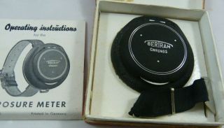 Vintage Bertram Chronos Germany Exposure Meter In German Box