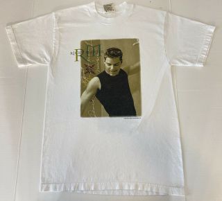 Vintage 2000 Ricky Martin Livin La Vida Loca Tour T Shirt Size M 00s Very Rare