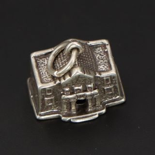 Vtg Sterling Silver - The Alamo San Antonio Texas Souvenir Bracelet Charm - 5g