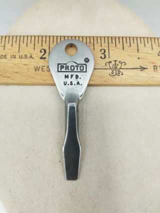 Vintage Proto Mfd.  U.  S.  A.  Screwdriver Flathead Key | Advertising Tool Chain/ring