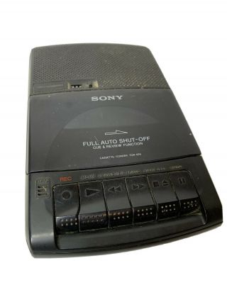 Vintage Sony Cassette Corder Portable Tape Recorder Player Tcm - 929 - Tested/works