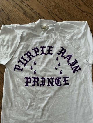 Vintage Prince Purple Rain Screen Stars T - Shirt 80s Ss Custom Fan Made Rock Pop