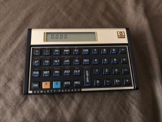 Hewlett Packard Hp 12c Vintage Financial Business Calculator