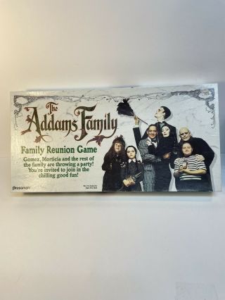 Vintage The Addams Family 1991 Family Reunion Game Family Board Game Pressman