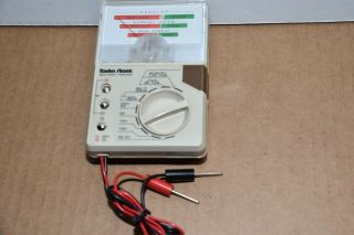 Vintage Radio Shack 9 - Range Portable Battery Tester 22 - 090