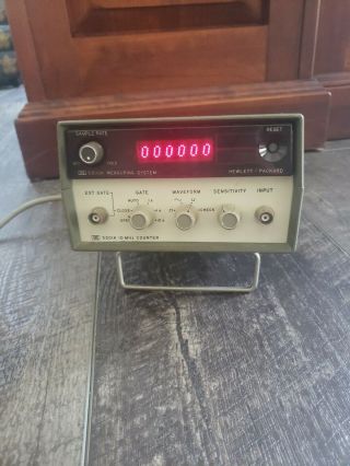 Vintage Hewlett Packard Hp 5301a 10 Mhz Counter 5300a Measuring System