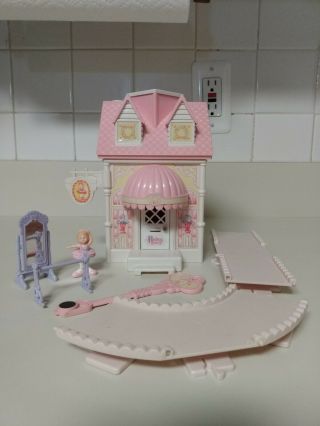 Vintage Precious Places Pink Slipper Ballet Studio With Accessories And Key