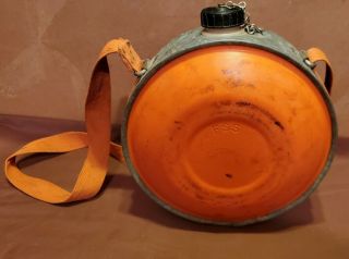 ●vintage Oasis Orange Fss 4 Quart Canteen Forest Service Supply Camping Hunting